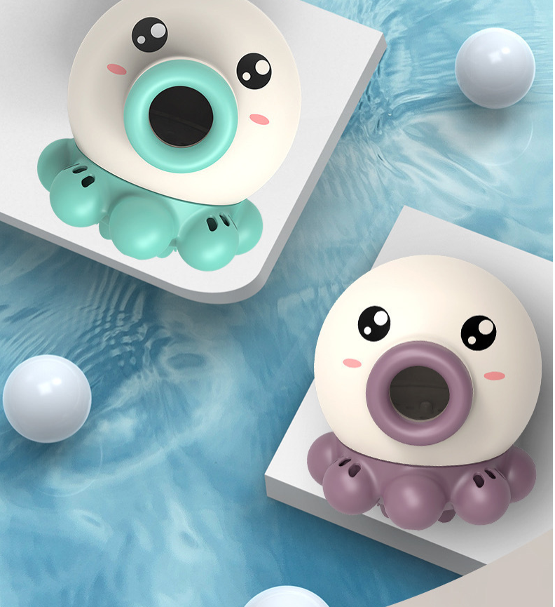 Children Toys - Octopus Fountain Bath Toy Water Jet Rotating Shower Bathroom Toy Summer Water Toys Sprinkler Beach Toys Kids Water Toys