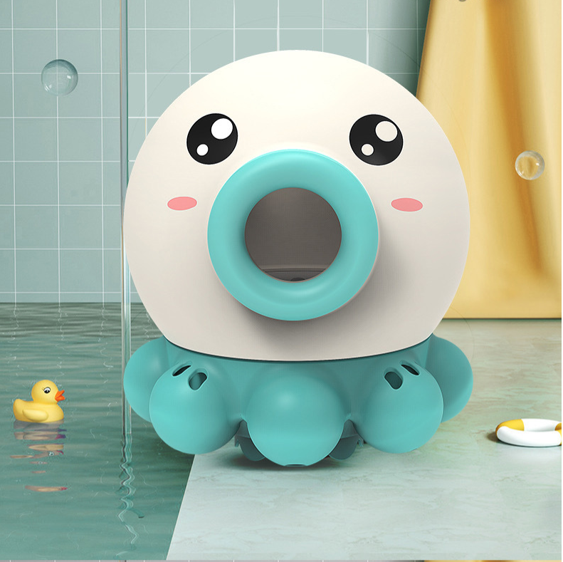 Children Toys - Octopus Fountain Bath Toy Water Jet Rotating Shower Bathroom Toy Summer Water Toys Sprinkler Beach Toys Kids Water Toys