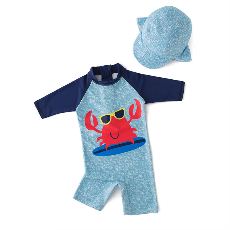 Children Swimsuit - Boys One-piece Swimsuit