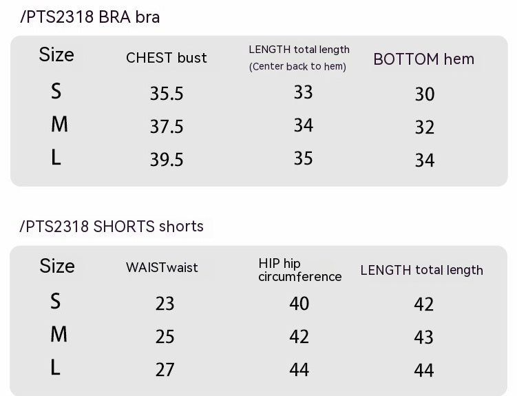 Sports bra - Women's Thread Hollow Sports Top and Shorts Breathable