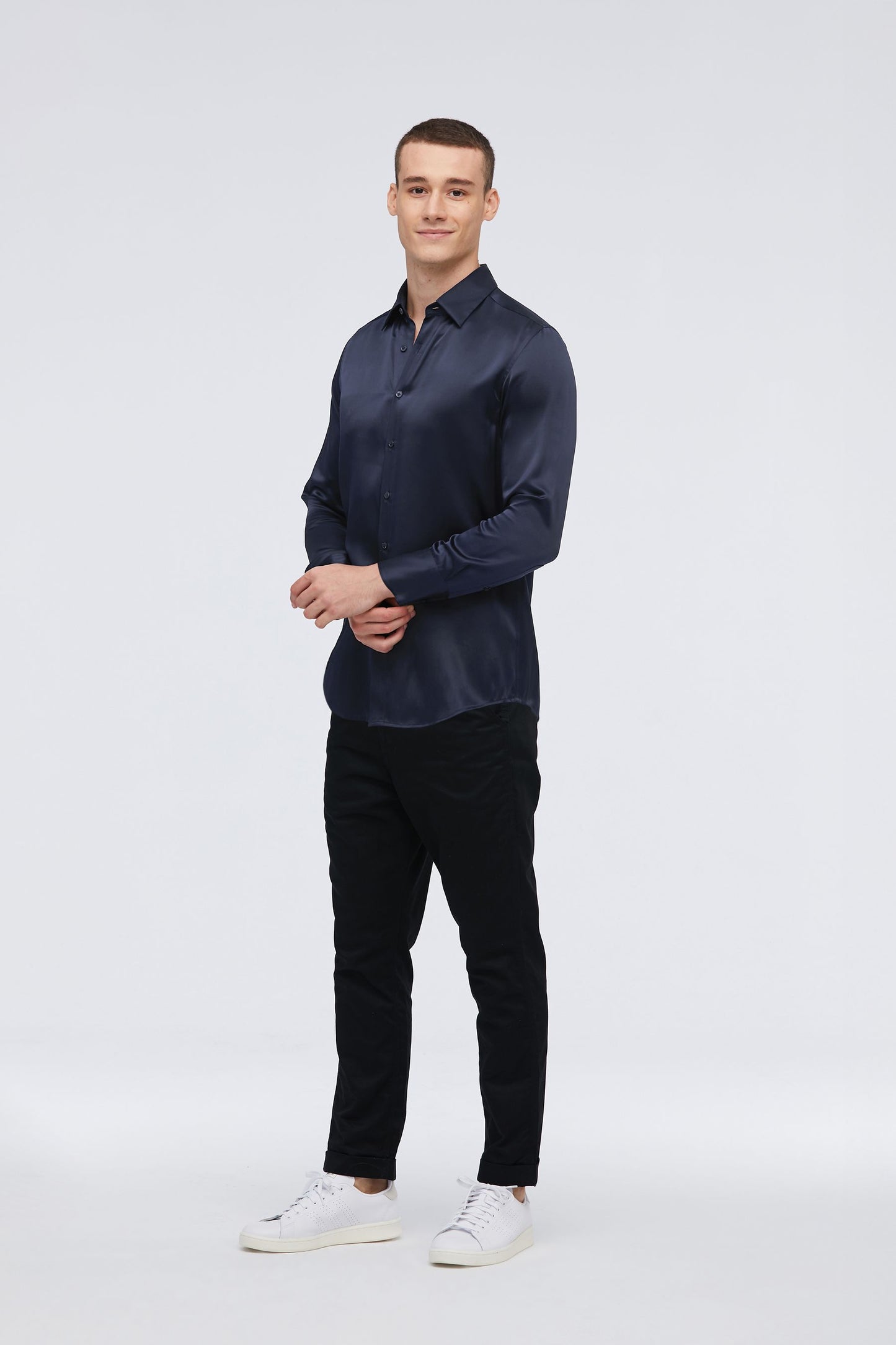 Mulberry Silk Basic Mens Shirt