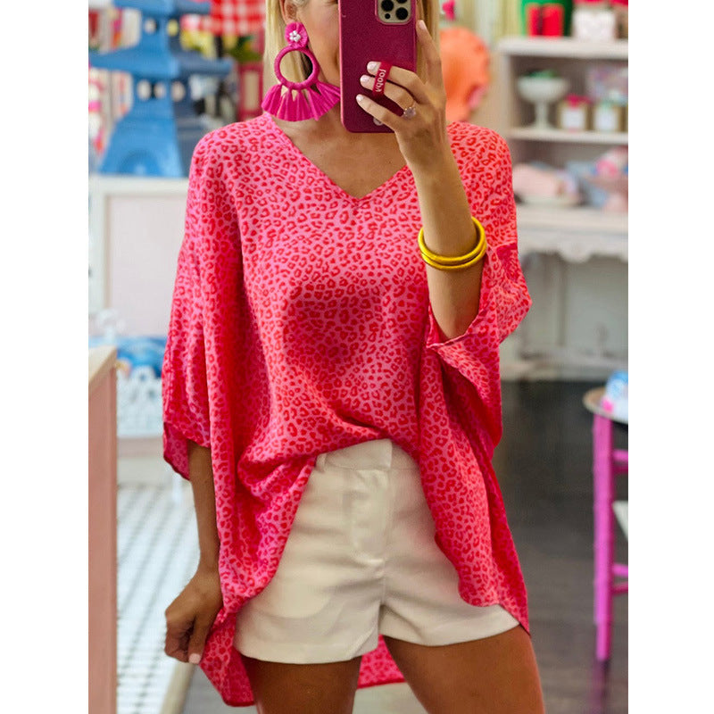 Women’s Shirt -Loose Short-sleeved shirt