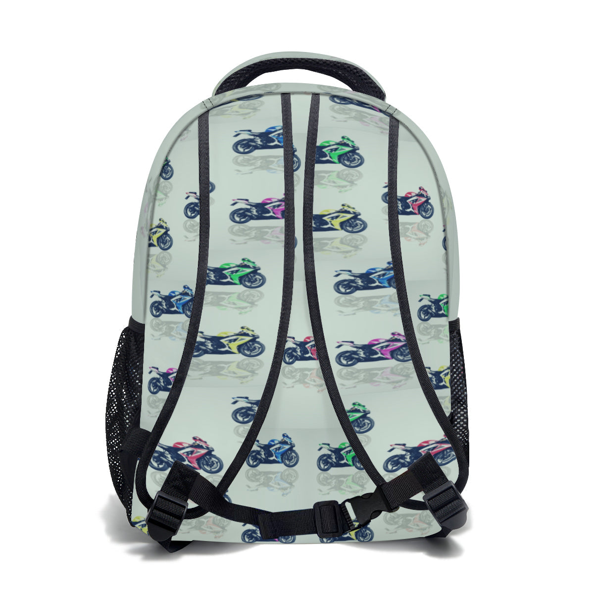 Backpack combo - Motorcycles in retro green