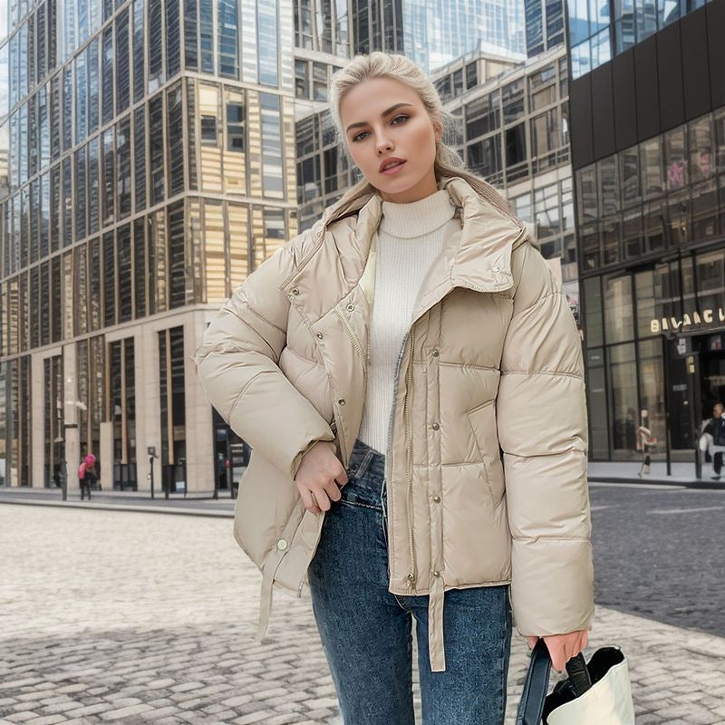 Women’s Winter jacket - Warm Hooded Cotton Jacket