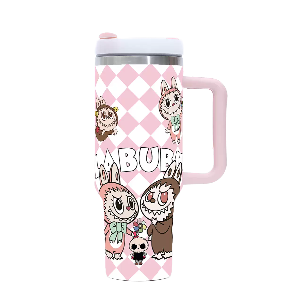 Labbu-themed cartoon insulated Sippy Cup