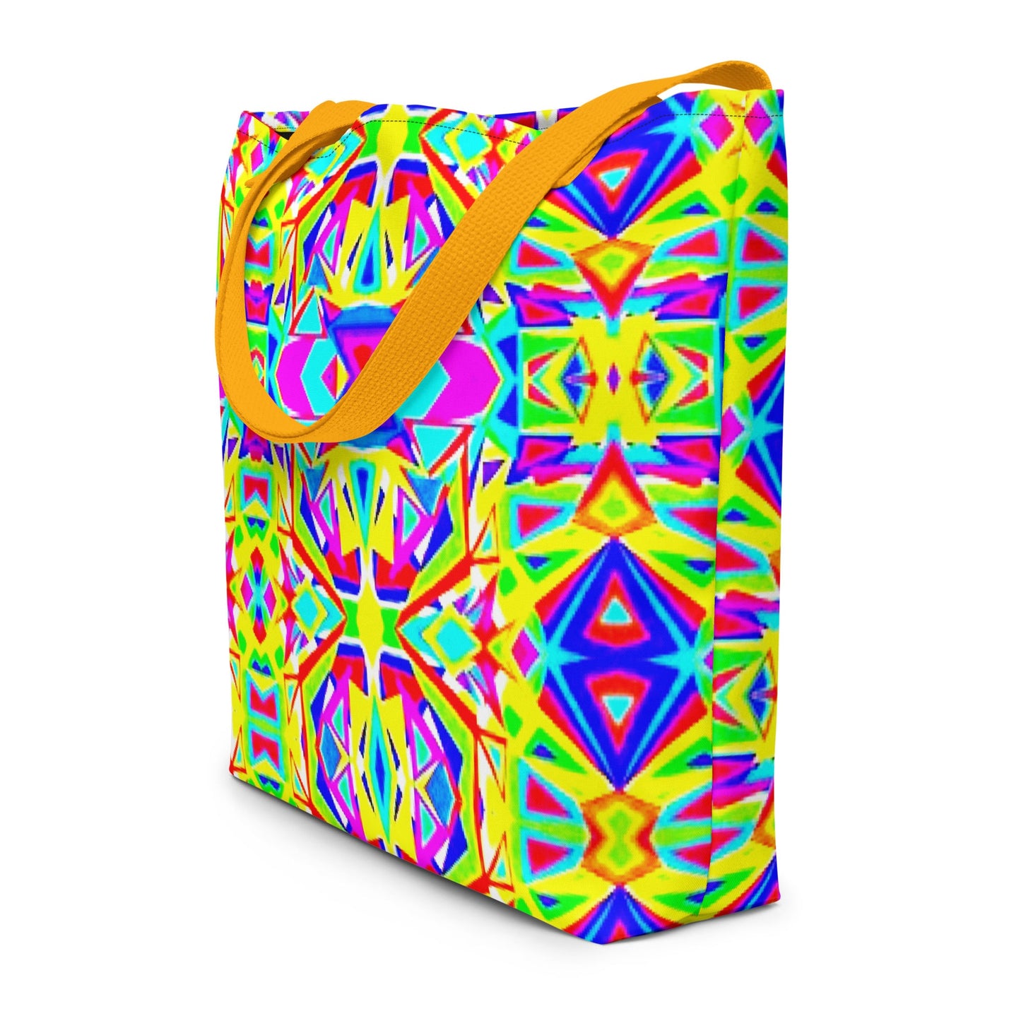 All-Over Print Large Tote Bag multicolor