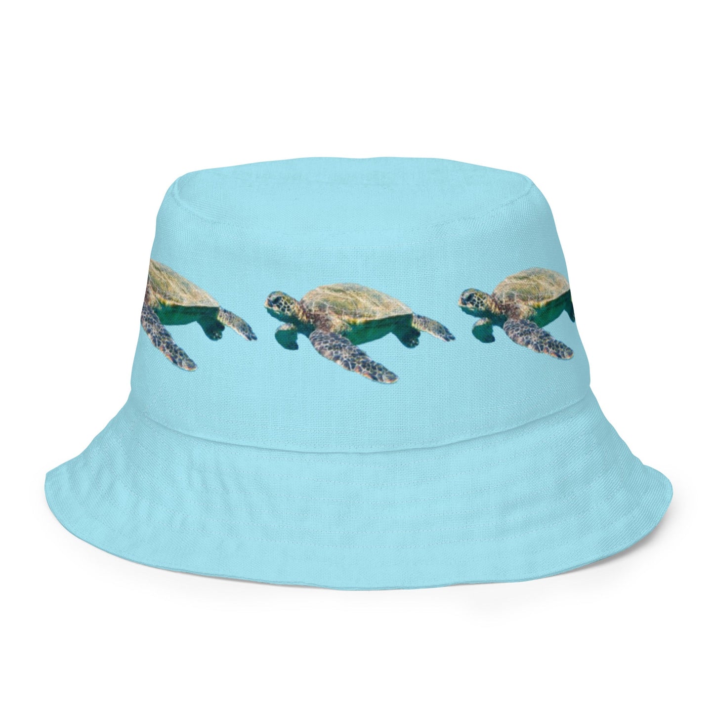 Reversible bucket hat Turtle Design No. 6