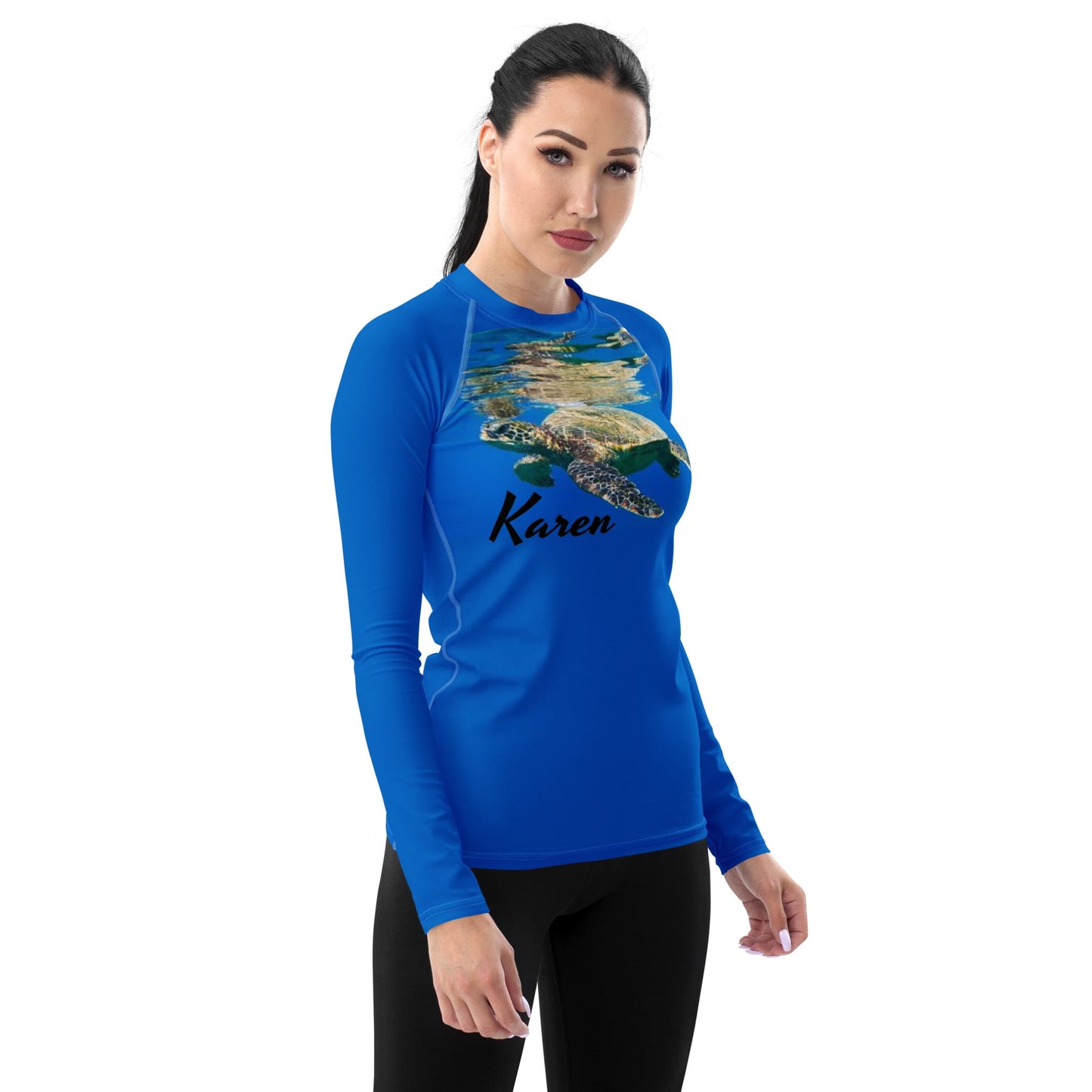 Rashguard - Turtle Design No. 4 Women's Rash Guard