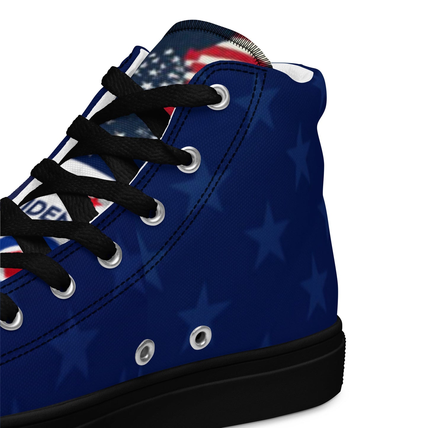 Men’s high top Patriotic 2024 Electioncanvas shoes