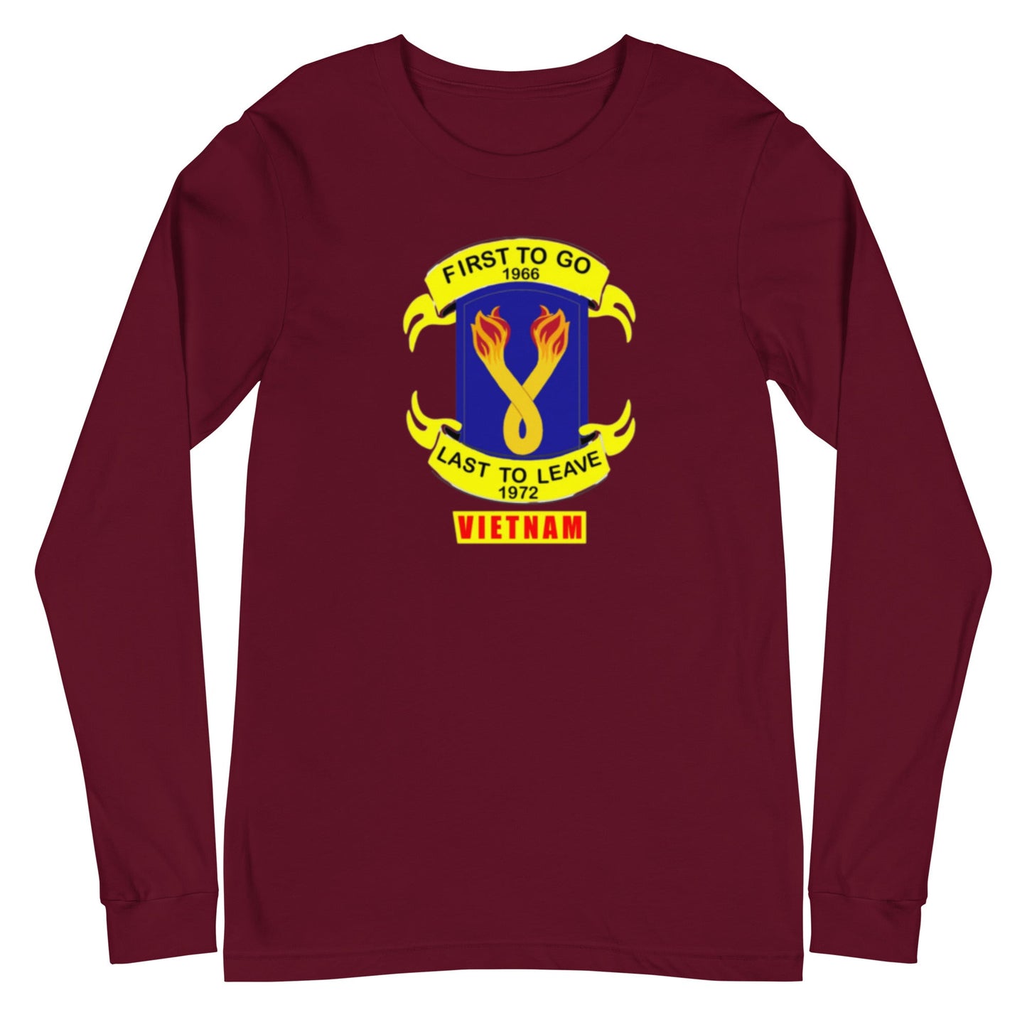 Vietnam Burning Ropes Design Unisex Long Sleeve Tee
