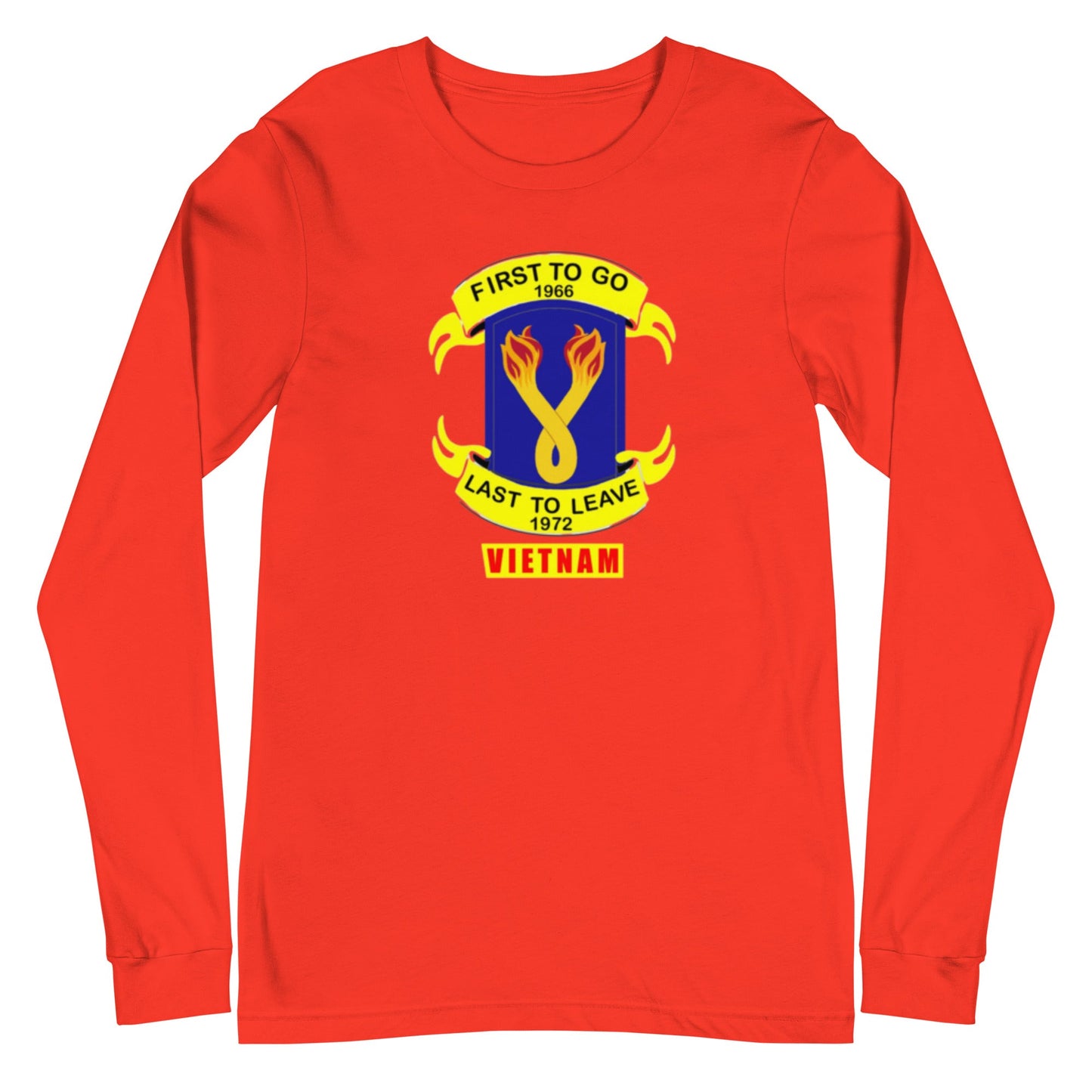 Vietnam Burning Ropes Design Unisex Long Sleeve Tee