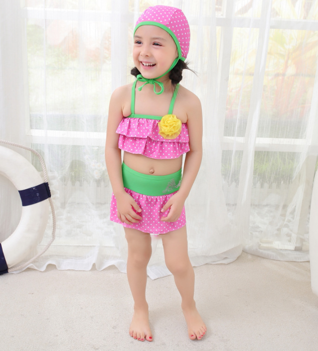 Children - Three piece girl’s swimsuits