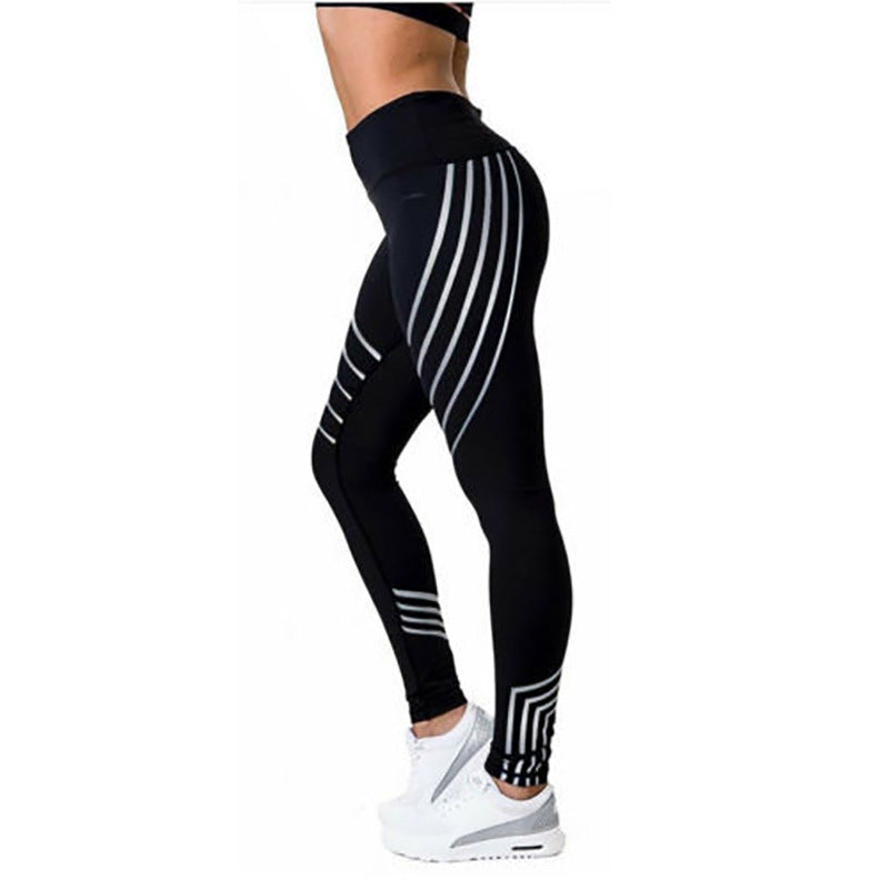 Yoga Pants - Reflective Sport Yoga Pants
