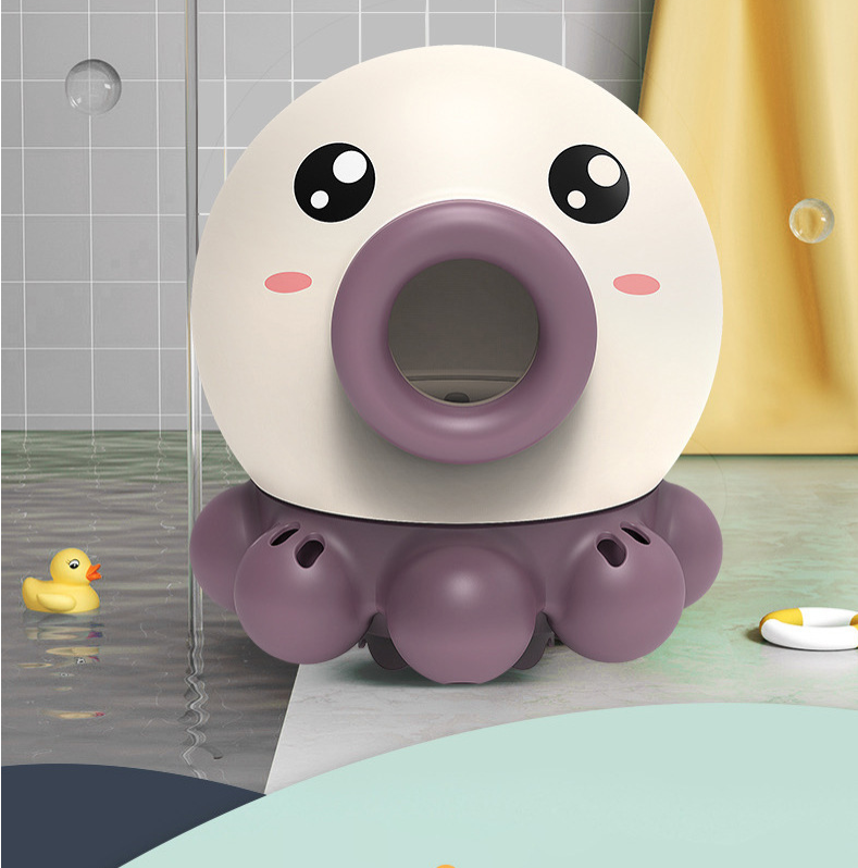 Children Toys  - Octopus Fountain Bath Toy Water Jet Rotating Shower Bathroom Toy Summer Water Toys Sprinkler Beach Toys Kids Water Toys