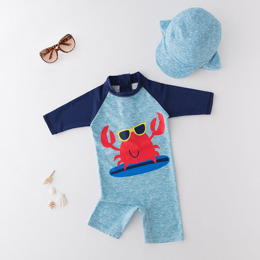 Children Swimsuit - Boys One-piece Swimsuit
