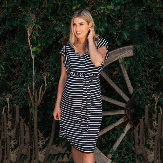 Maternity dress - Fashion Pregnancy Cotton Dress
