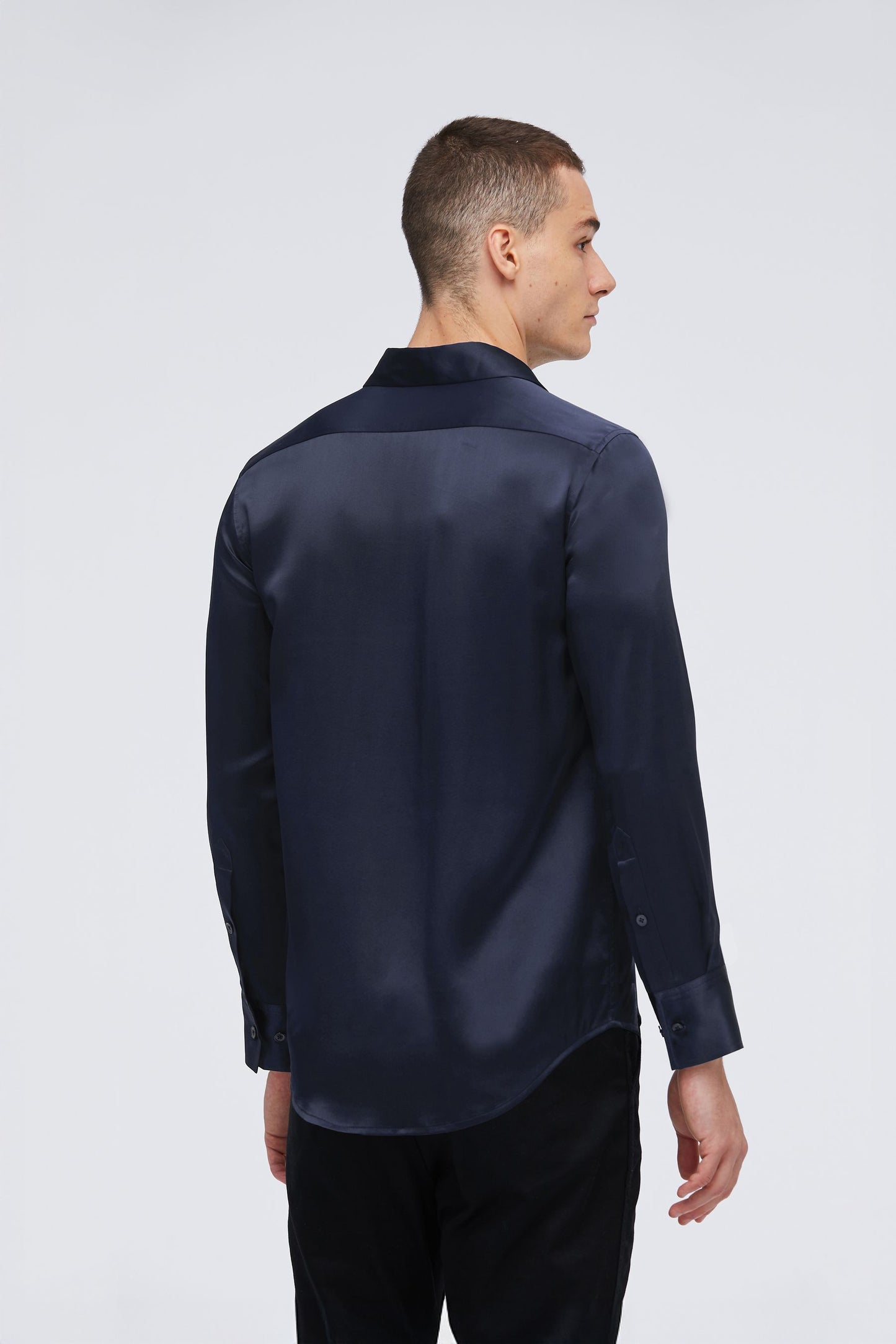 Mulberry Silk Basic Mens Shirt