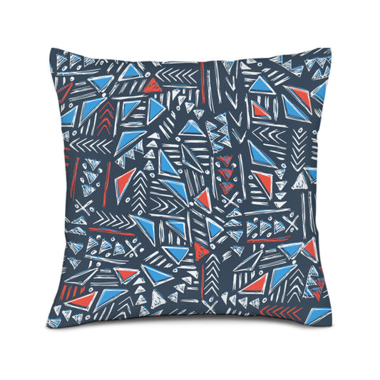 Throw pillow colorful background