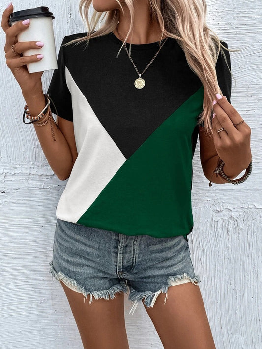 Women’s Shirt - Round Neck T-shirt Loose Casual Top