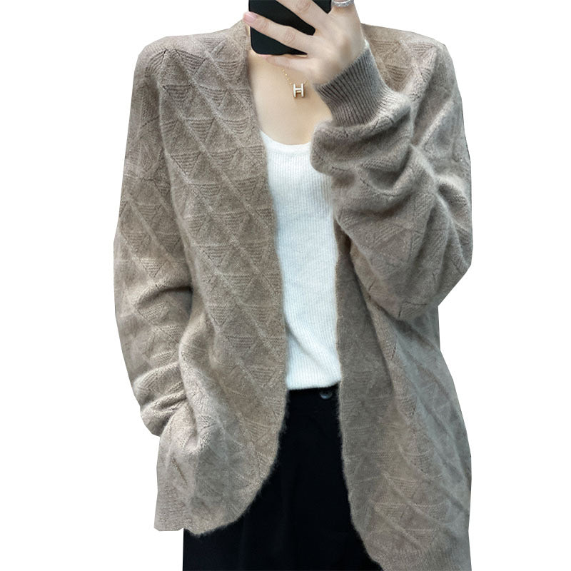 Women’s Wool Cardigan - Beautiful Full Wool Cardigan