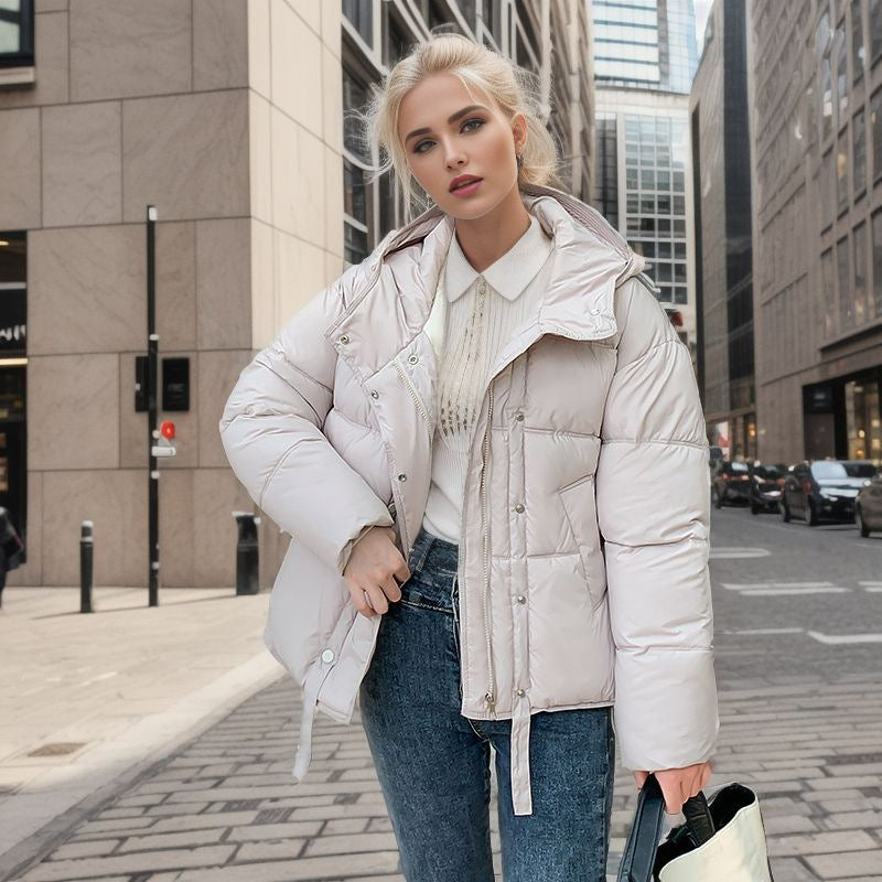 Women’s Winter jacket - Warm Hooded Cotton Jacket
