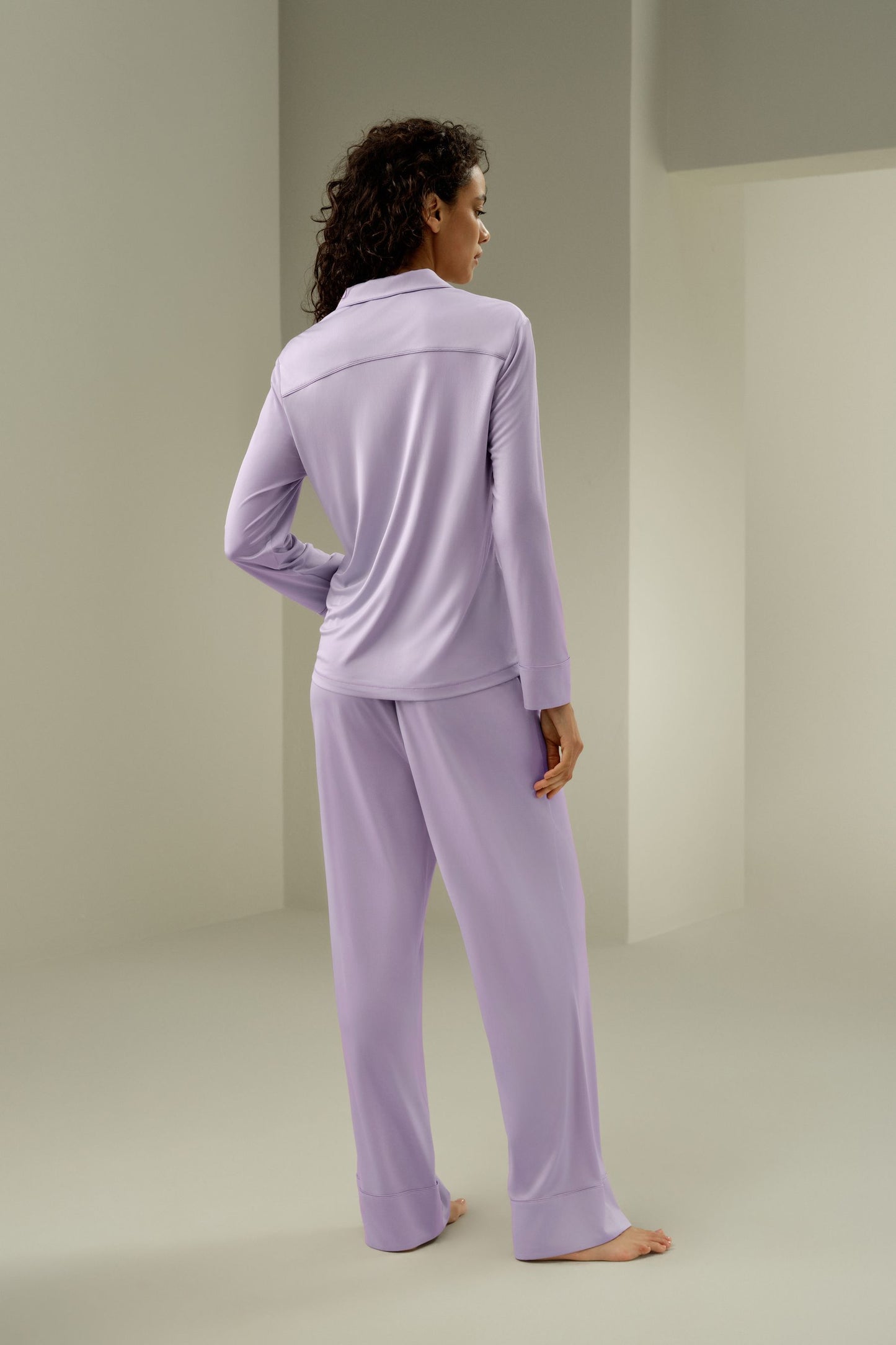 Silk Jersey Classic Pajama Set