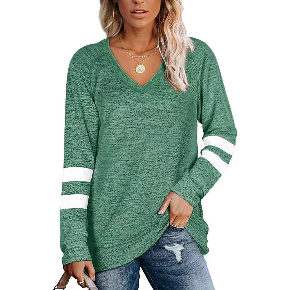 Women’s Long sleeve Tshirt - Loose-fitting Casual T-shirt Top