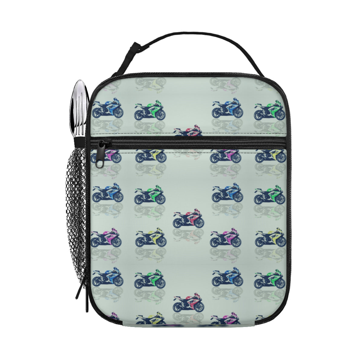 Backpack combo - Motorcycles in retro green
