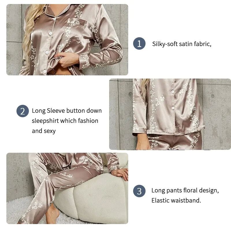 Women’s Pajama Set Long Sleeved Women