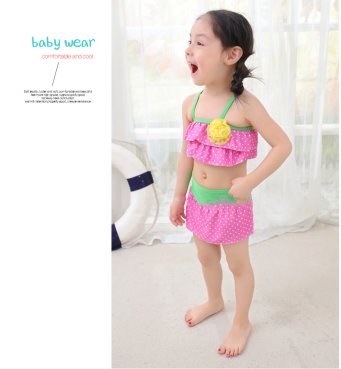 Children - Three piece girl’s swimsuits