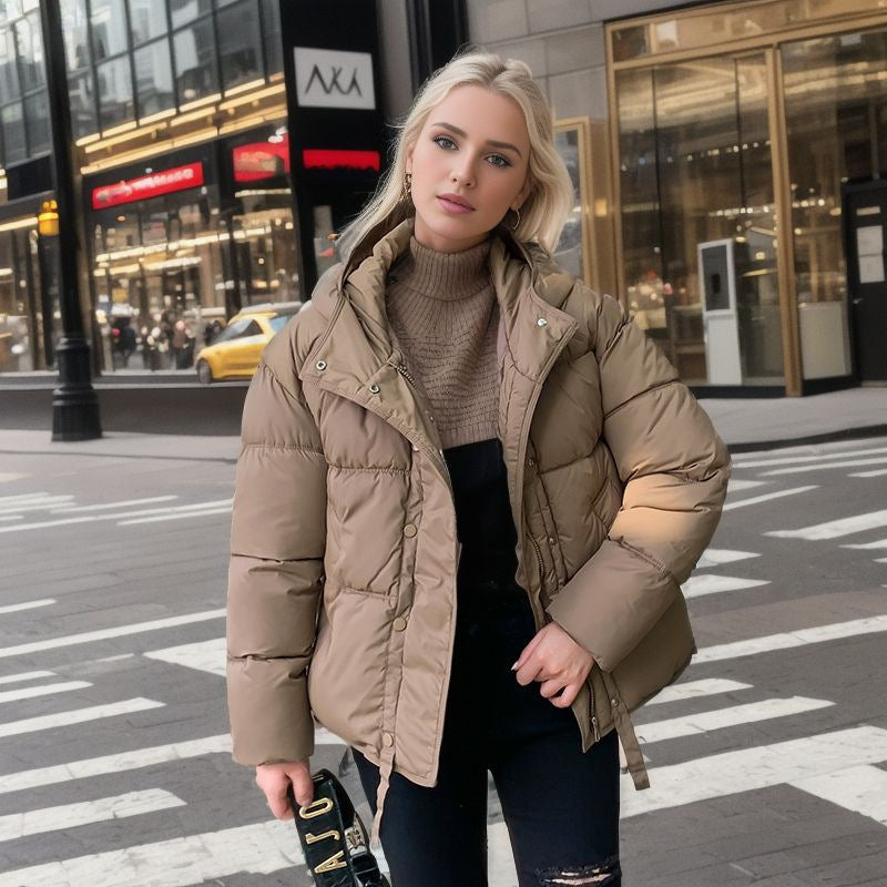 Women’s Winter jacket - Warm Hooded Cotton Jacket