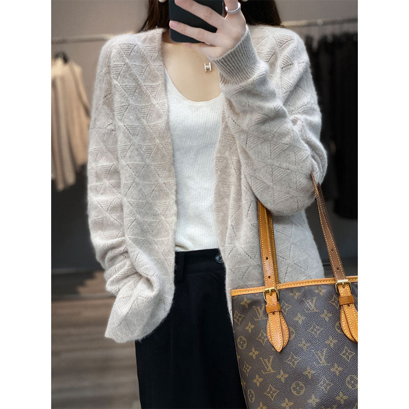 Women’s Wool Cardigan - Beautiful Full Wool Cardigan