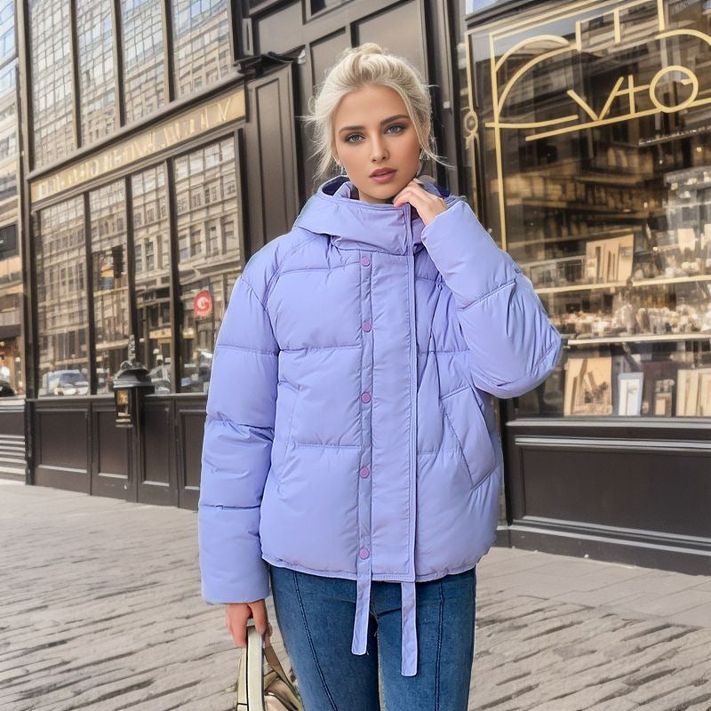 Women’s Winter jacket - Warm Hooded Cotton Jacket