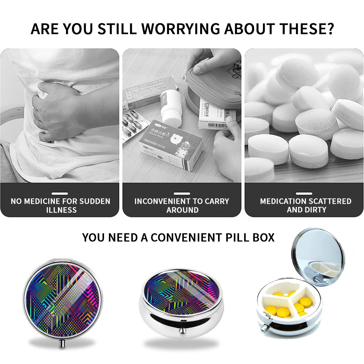 Pocket-sized pill or snuff box