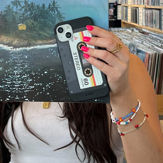 Black Cassette iPhone 16 Pro Max Case