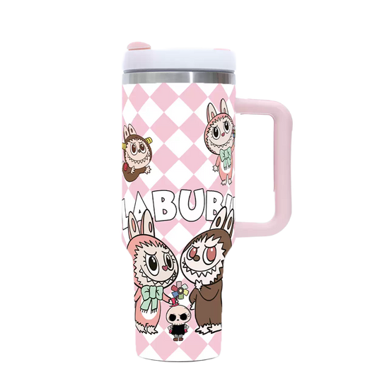 Labbu-themed cartoon insulated Sippy Cup
