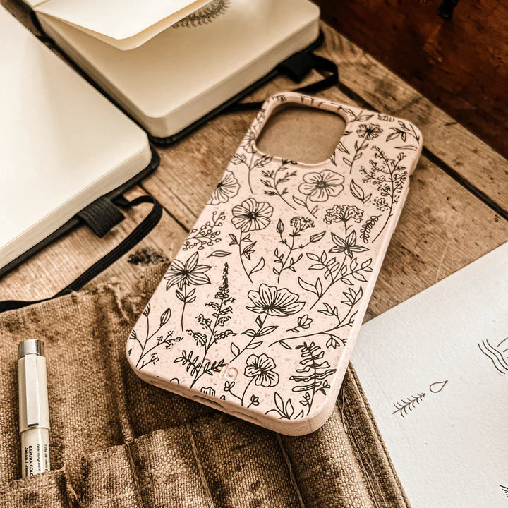 Seashell Wild Flower iPhone 16 Plus Case