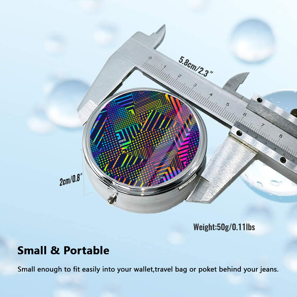Pocket-sized pill or snuff box