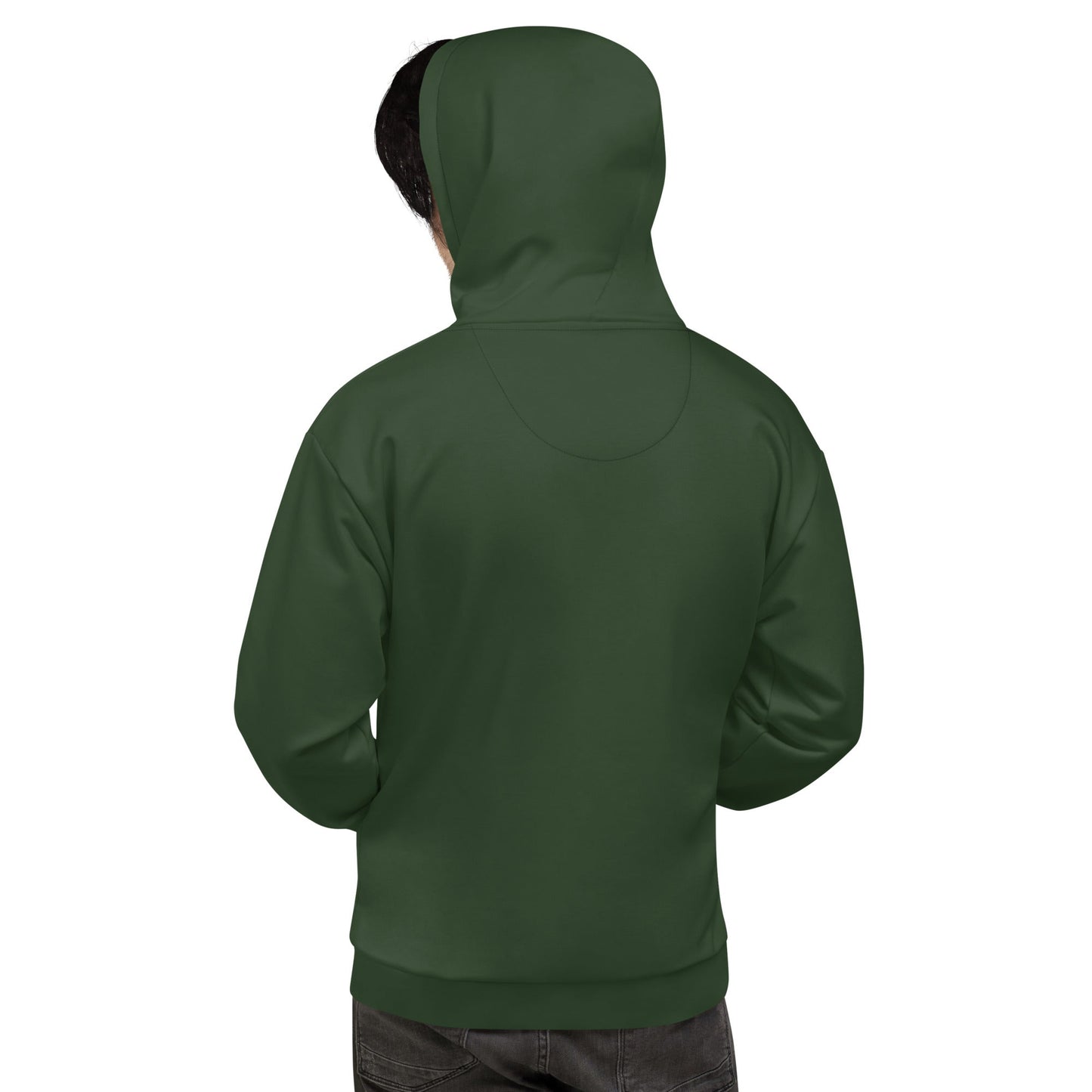 Christmas Unisex Hoodie Tree-Rex design in green