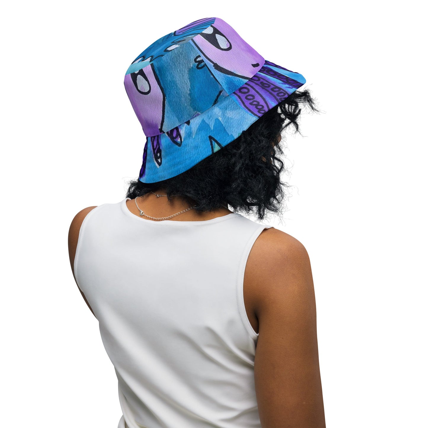 Women’s Hat - Reversible bucket hat - One of a Kind!