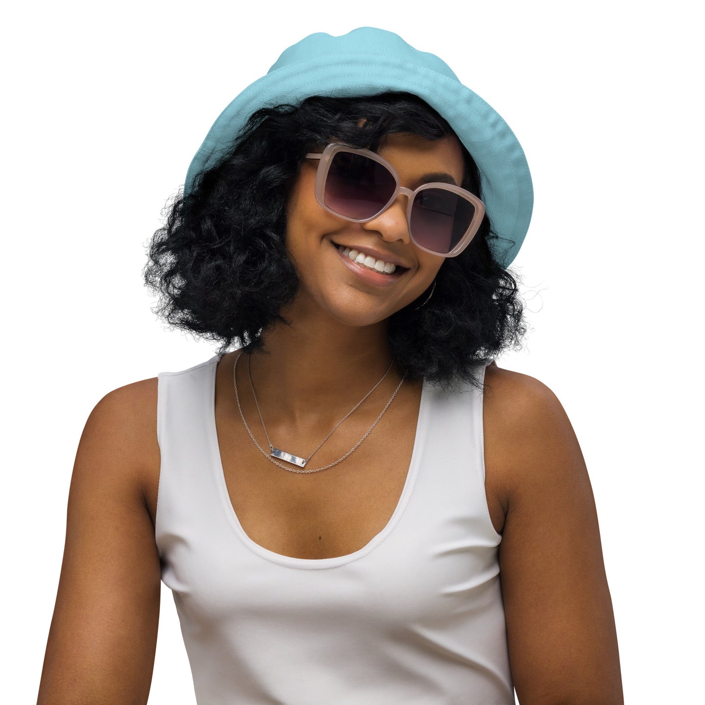Reversible bucket hat Turtle Design No. 5