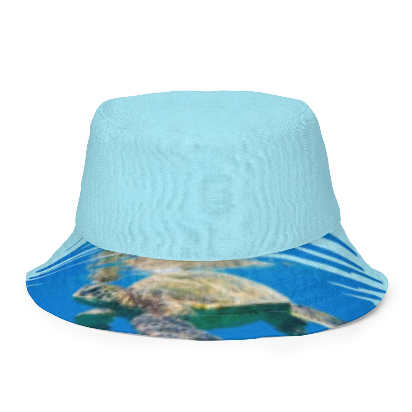 Reversible bucket hat Turtle Design No. 5