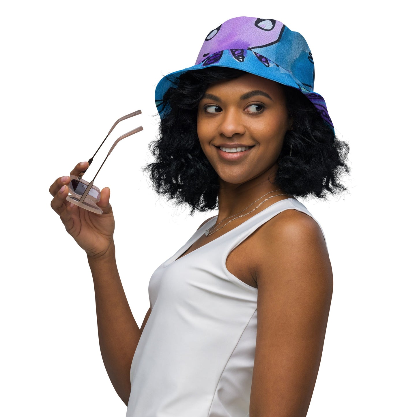 Women’s Hat - Reversible bucket hat - One of a Kind!