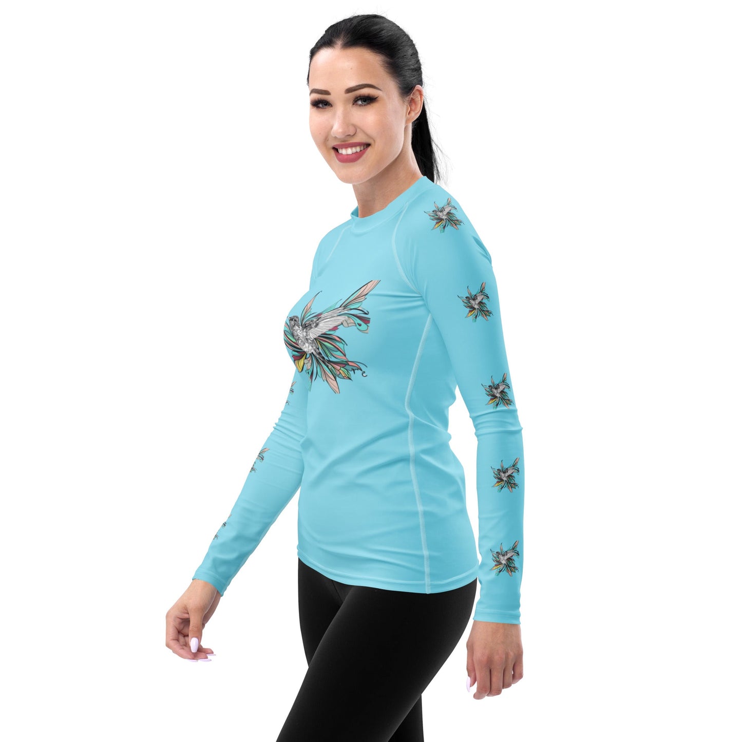 Rashguard - Hummingbird Design No. 5 Women’s Rashguard