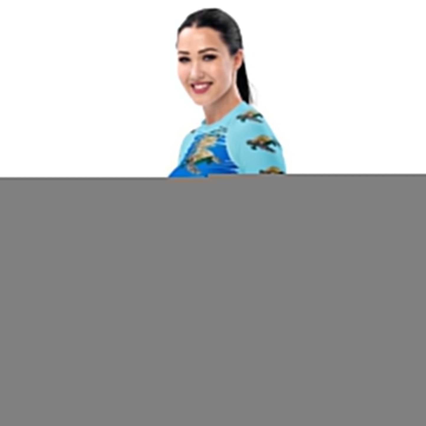 Rashguard - Turtle  Design No. 5 Women's Rashguard