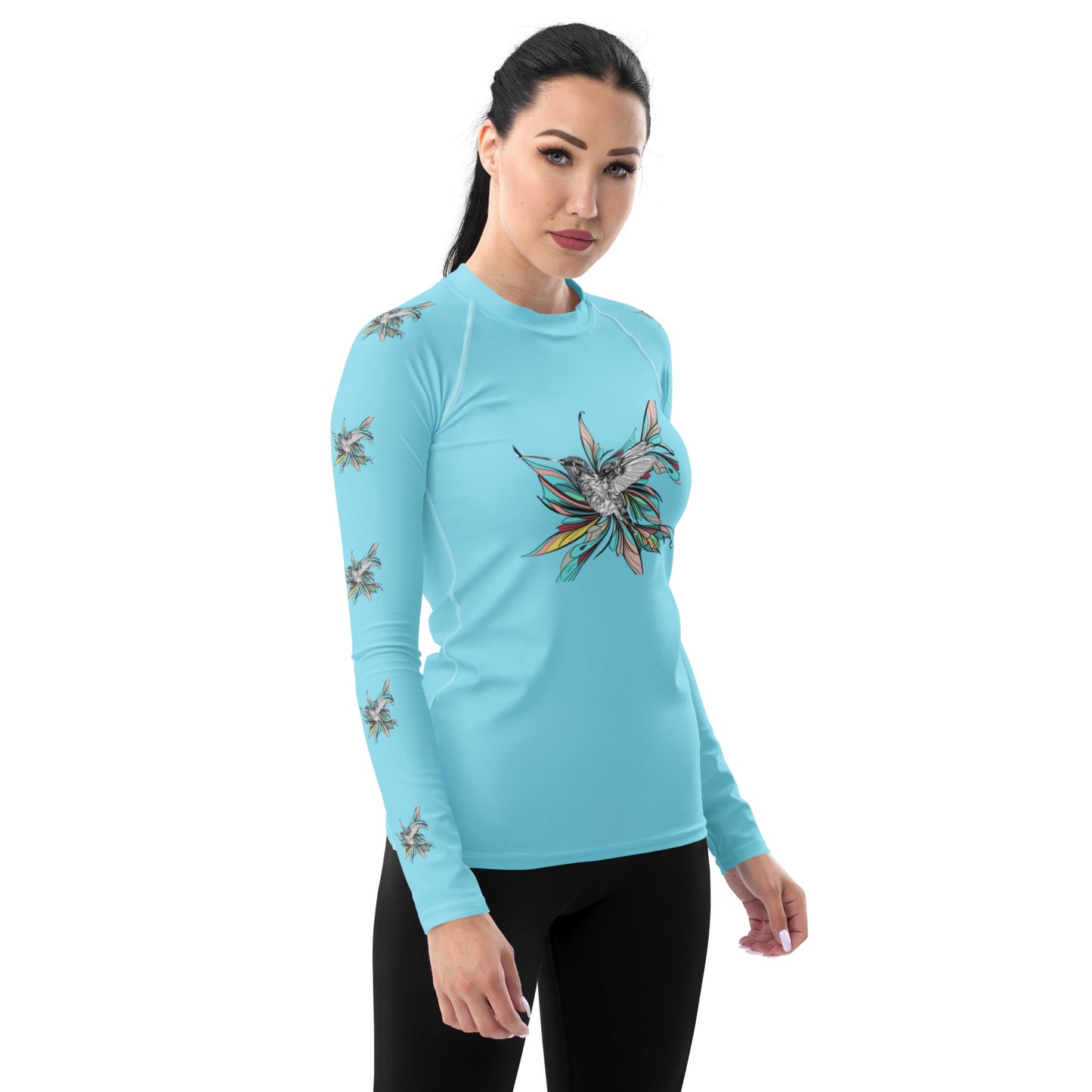 Rashguard - Hummingbird Design No. 5 Women’s Rashguard