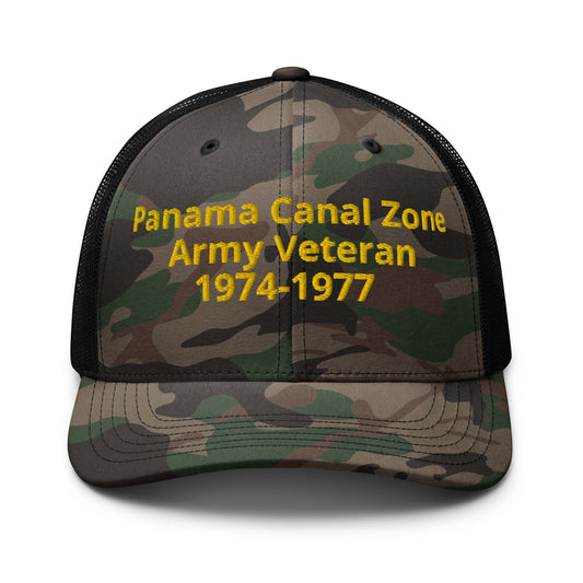 Personalize your Camouflage trucker hat