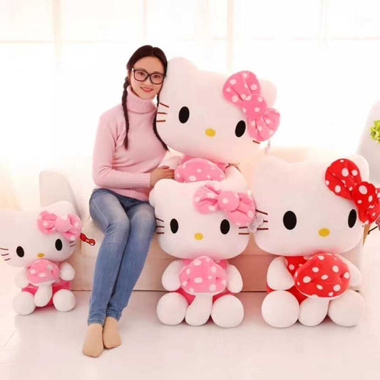 FebToy224 plush toy holding red mushrooms, 35CM