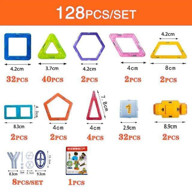 Children toys - Magnetic Building Blocks DIY Magnets Toys For Kids Designer Construction Set Gifts For Children Toys