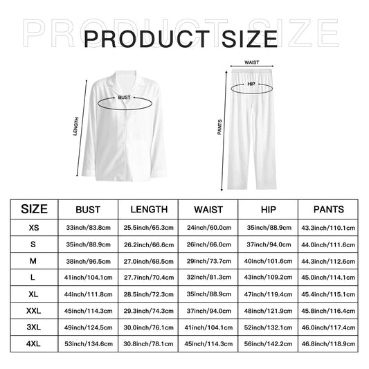 Women's long- sleeve pajamas - colorful design